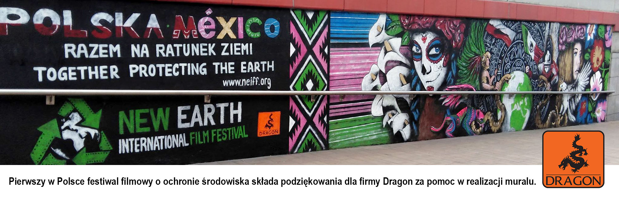 Produkty Dragon Poland użyte do upiększenia krajobrazu miasta Krakowa