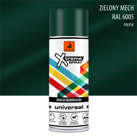 Zielony mech RAL6005 połysk Zielony mech RAL6005 połysk