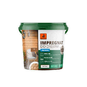 Impregnat akrylowy do drewna PREMIUM Dąb 1L Dragon