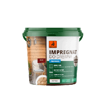 Impregnat akrylowy do drewna PREMIUM mahoń 1L Dragon