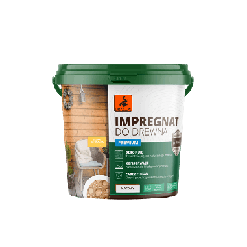 Impregnat akrylowy do drewna PREMIUM sosna naturalna 1L Dragon