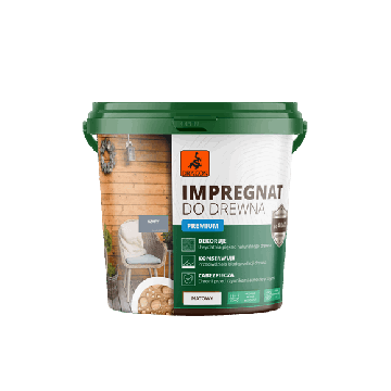 Impregnat akrylowy do drewna PREMIUM szary 1L Dragon