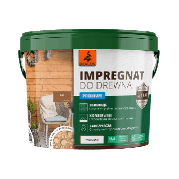 Impregnat akrylowy do drewna PREMIUM Dąb 5L Dragon