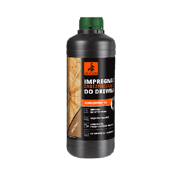 Impregnat zabezpieczający do drewna koncentrat bezbarwny 1kg Dragon