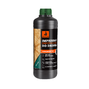 Impregnat zabezpieczający do drewna koncentrat bezbarwny 1kg Dragon