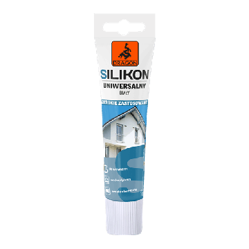 Silikon uniwersalny biały 100ml Dragon