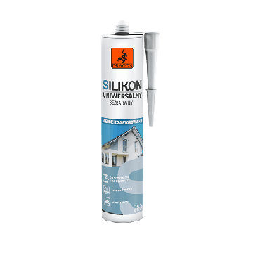 Silikon uniwersalny bezbarwny 280ml Dragon