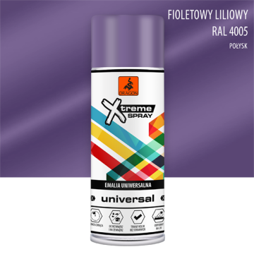 Emalia uniwersalna w aerozolu liliowy RAL 4005 400ml Dragon