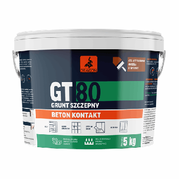 Grunt szczepny betonkontakt czerwony tlenkowy 5kg Dragon