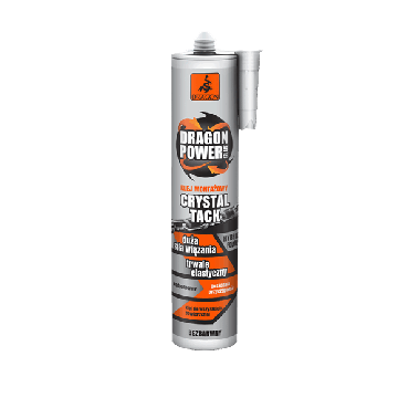 Klej montażowy Dragon Power polimer hybrydowy bezbarwny 290ml Dragon