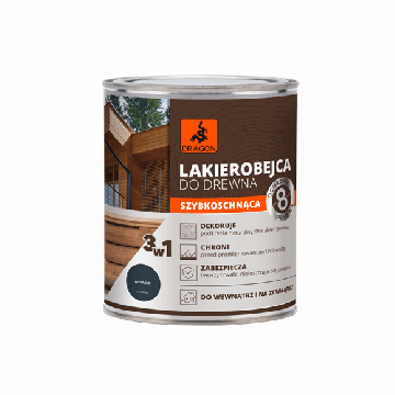 Lakierobejca do drewna szybkoschnąca antracyt 700ml