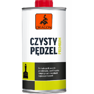 Czysty pędzel płyn do czyszczenia pędzli 500ml Dragon