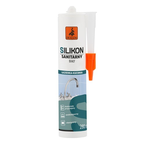 Silikon sanitarny Dragon – wodoodporny uszczelniacz do zastosowań w wilgotnych pomieszczeniach