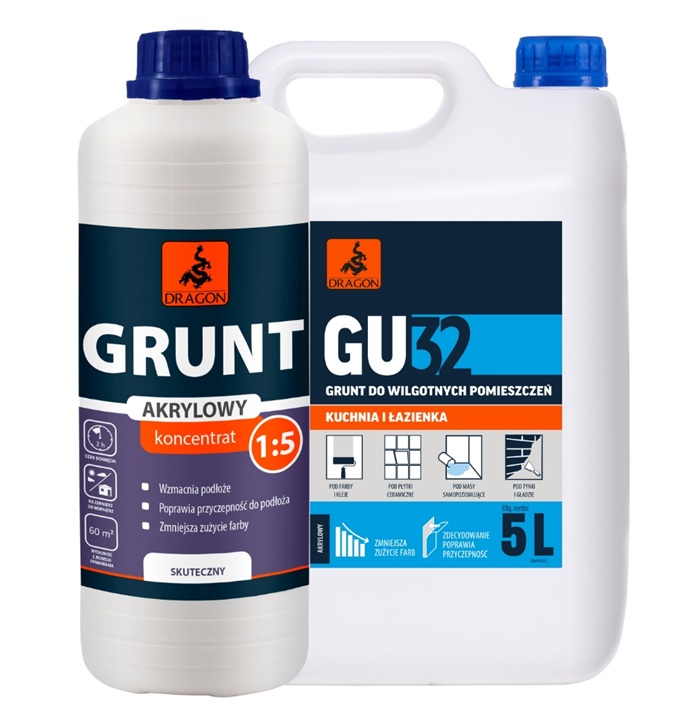 Dragon GU-2 – grunt uniwersalny do stosowania wewnątrz i na zewnątrz budynków